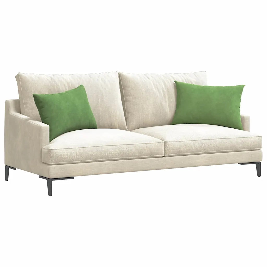 Cuscini da Divano 2 pz | Cuscini per sedie Verde chiaro 60 x 40 cm