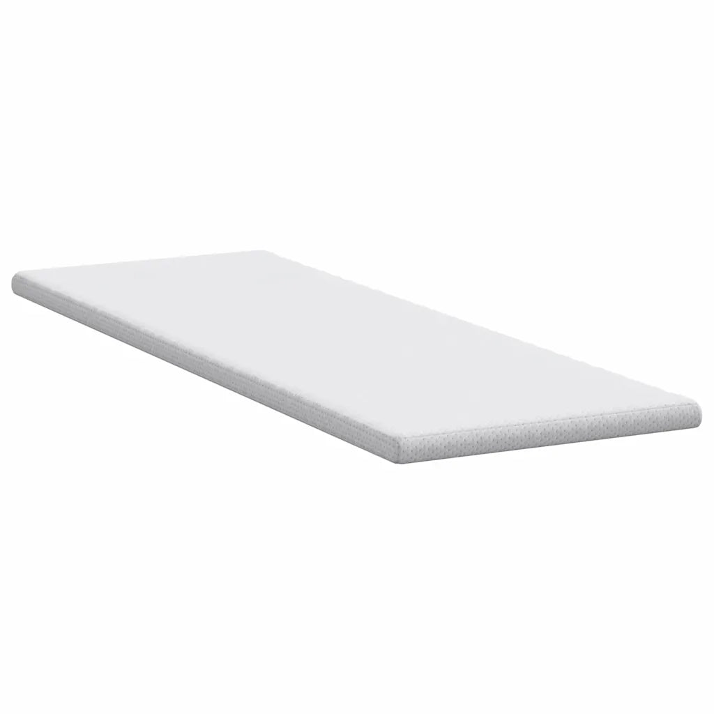 Topper per materasso Bianco 80 x 200 cm Tessuto Jacquard 4106199