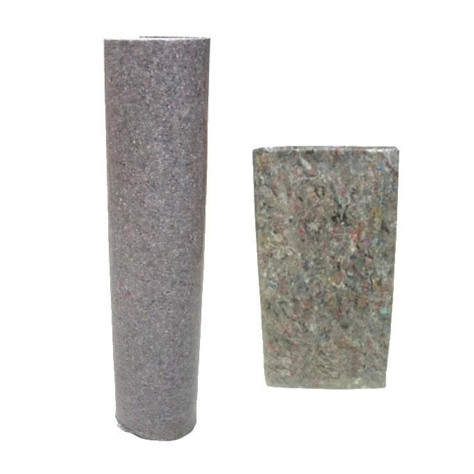 Feudo 08432 Panno Feltro Accoppiato a Film Politene 50 m x 100 cm 220 g-mq colore Nero