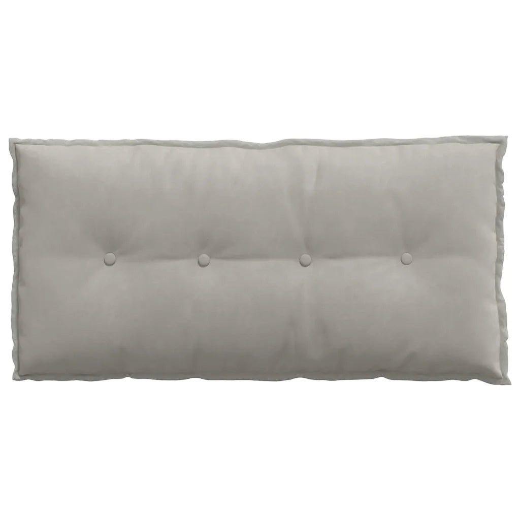 Cuscino per Schiena Grigio chiaro 100 x 50 cm 42014774