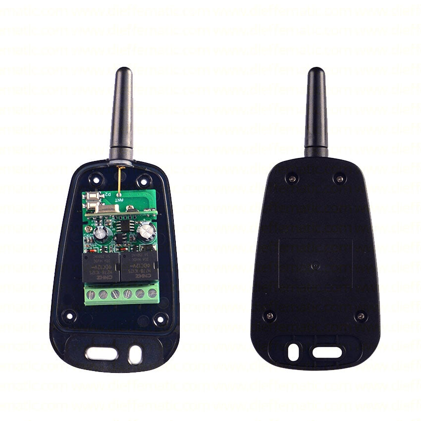 RICEVENTE 2 CH DA ESTERNO 12V 24V YET894 TELECOMANDI 433MHZ FISSI E ROLLING CODE