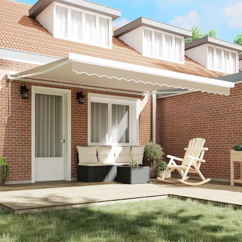 Telo di ricambio per tenda da sole Beige 380 x 345 cm 42000561