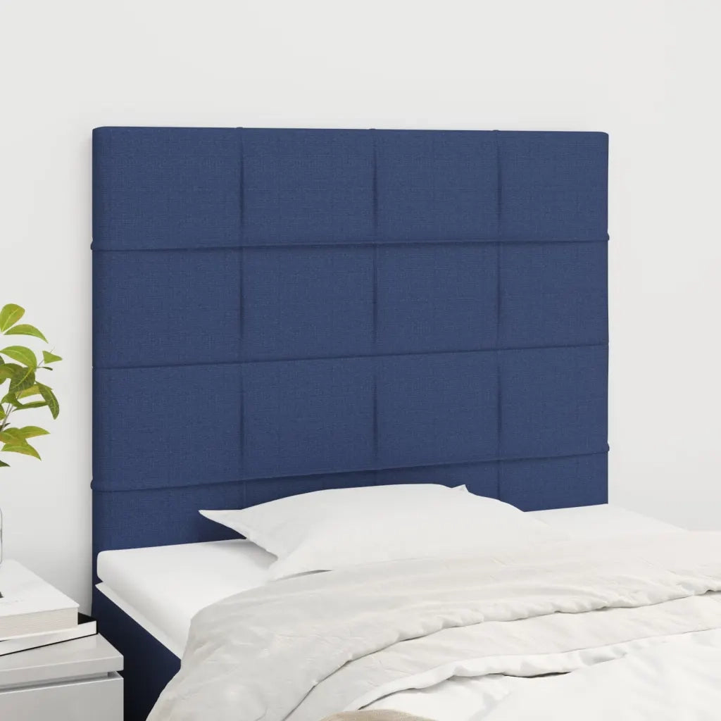 Testiera Blu 90x5x118/128 cm Tessuto 3116320