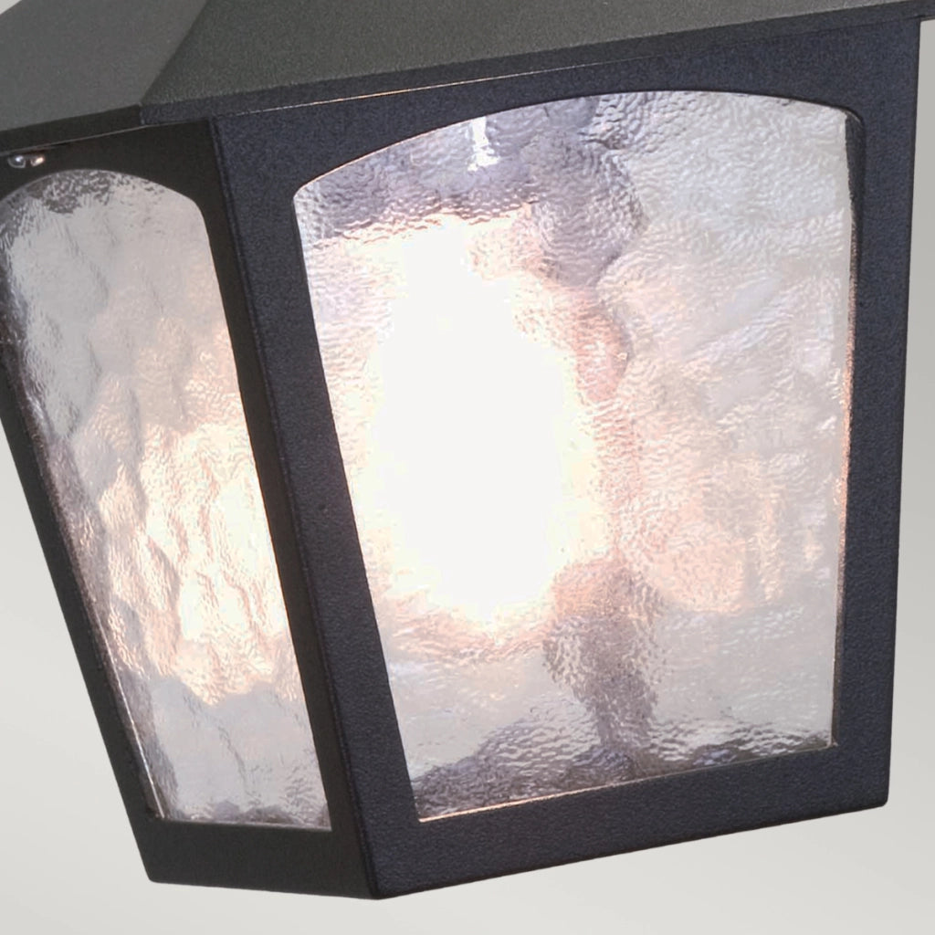 Elstead York lampada a sospensione esterno 1xE27 nera