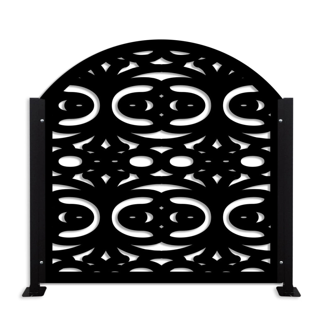 Ringhiera DEKOPLAST Curva mod. ANDORIA Colore: nero