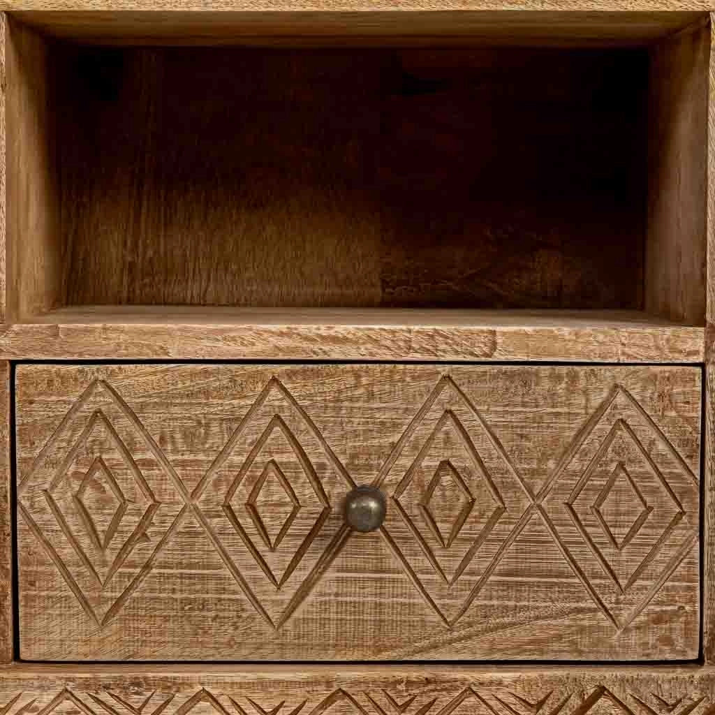 Panca in legno naturale 104x33x48