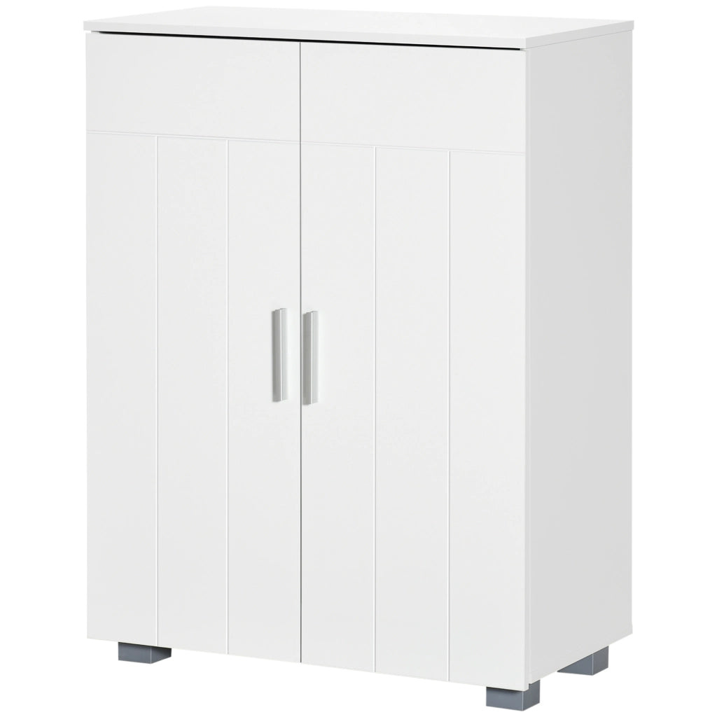 Mobile Bagno con Ante e Ripiani Regolabili ¨C Minimal ¨C 60x30x80 Bianco