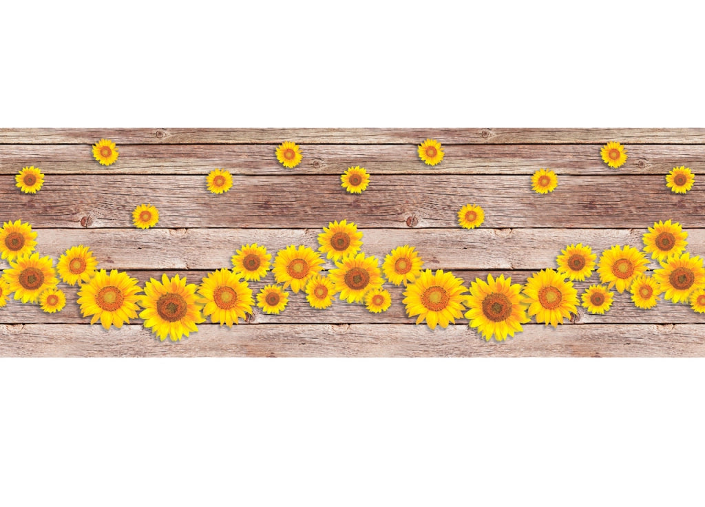 Tappeto Passatoia Cucina Antiscivolo Sottolavello Digitale Fantasie Varie - 50x180 - Onda Girasoli