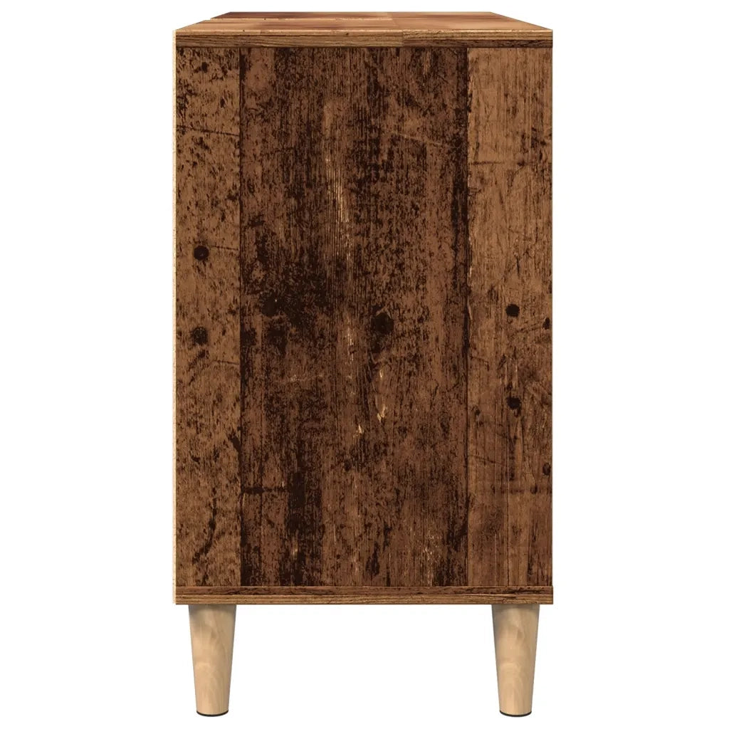 Mobile da Bagno Legno Antico 80x33x60 cm in Legno Multistrato 857133
