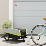 Rimorchio da Bici Nero e Verde 30 kg in Ferro 94060