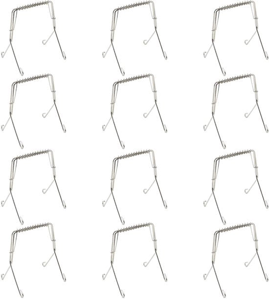Tang per Fili di Carne in Acciaio Inossidabile - 12 Pezzi - Duraturo - Facile da Pulire - Disegno a Molla - Filiatrice per Carne