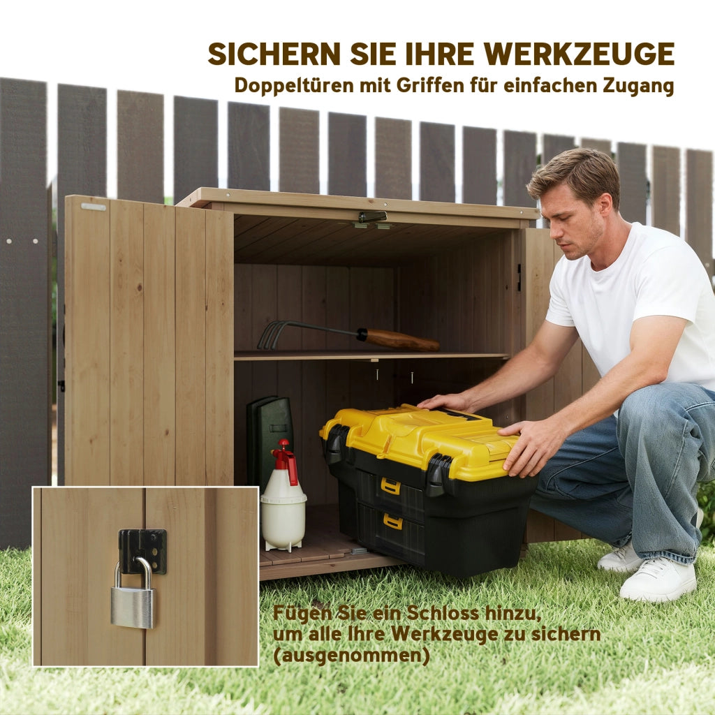 Cassa per cuscini da giardino ¨C Minimal ¨C grigio scuro 77.5x88x90 cm