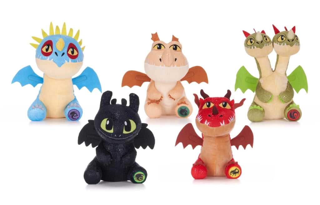 Dragon Trainer Peluche 30 cm,1 pezzo colore casuale,Eta 0+