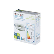 1*GU10 CONSITTANZA PIATTO BIANCO