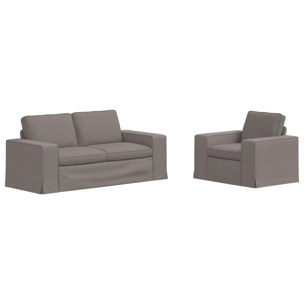 Set di divani 2 pcs Talpa 182 x 80 x 82 cm Tessuto 3407548