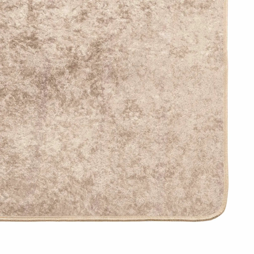 Runner Tappeto MARSA Beige 120 x 170 cm Poliestere e PVC 42023097