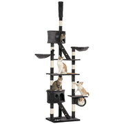 Albero tiragraffi per gatti ¨C zephmum ¨C grigio 240-260 cm