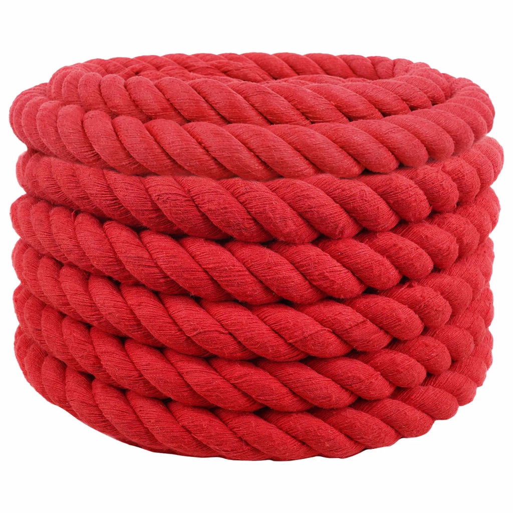 Corda Rosso 6 x 6 x 500 cm Cotone 42011938