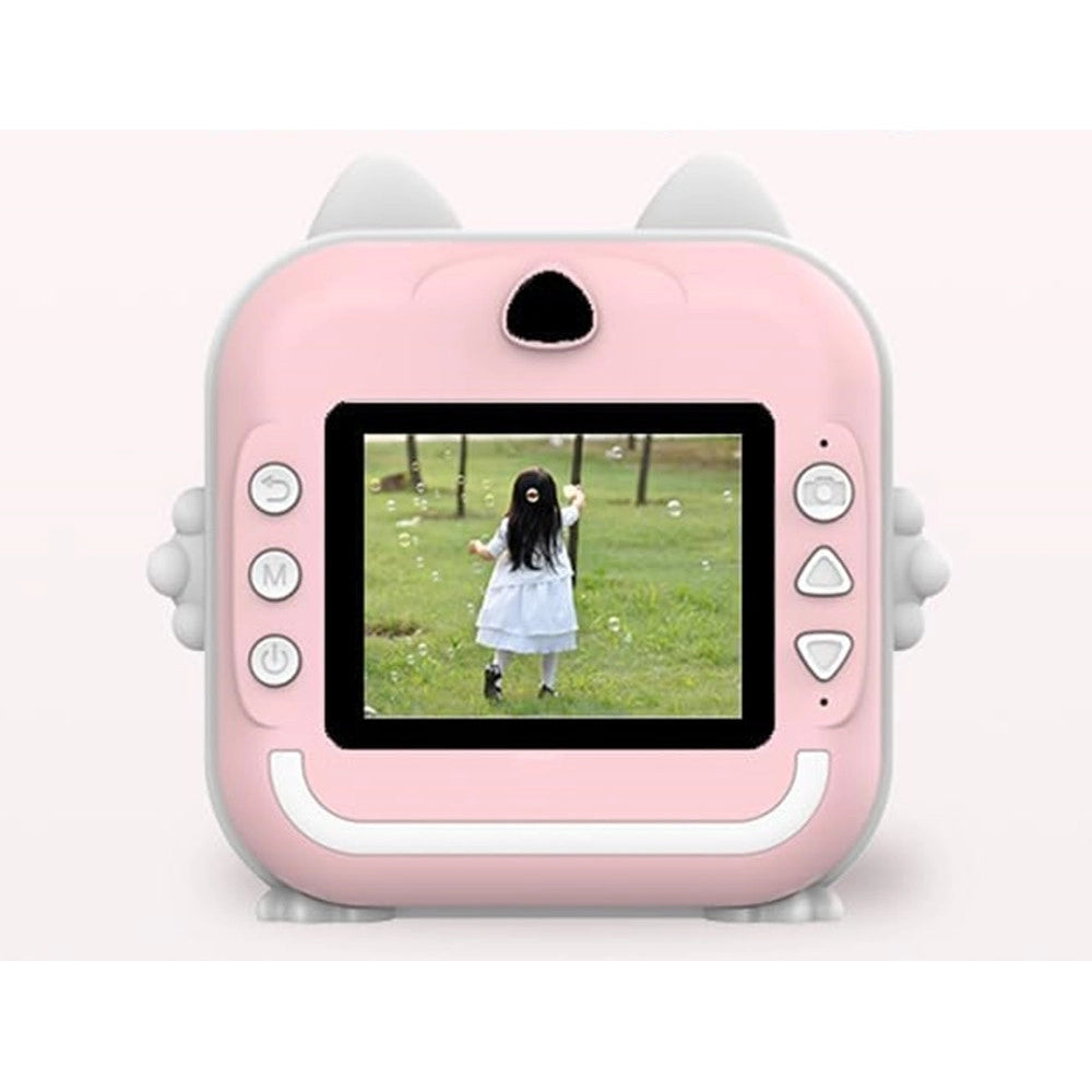 Trade Shop - Fotocamera Digitale Per Bambini Con Schermo Da 2,4" Per Stampa Termica Istantanea C6 -