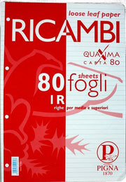 QUABLOCK RICARICA A4 1 RIGO 80GR
