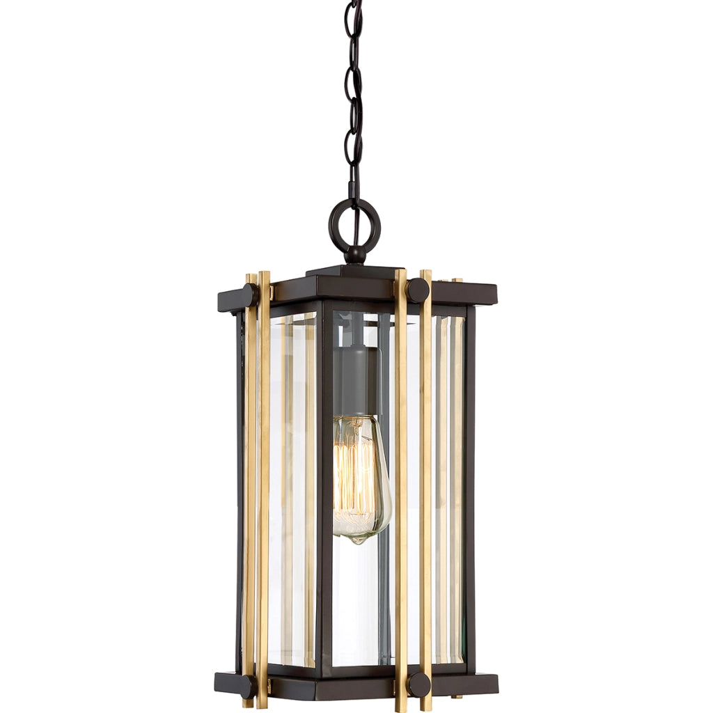 Sospensione esterna Quoizel Goldenrod bronzo E27 IP44