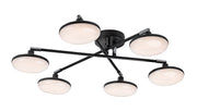Plafoniera LED regolabile Rabalux Madi 24W nera 3000K