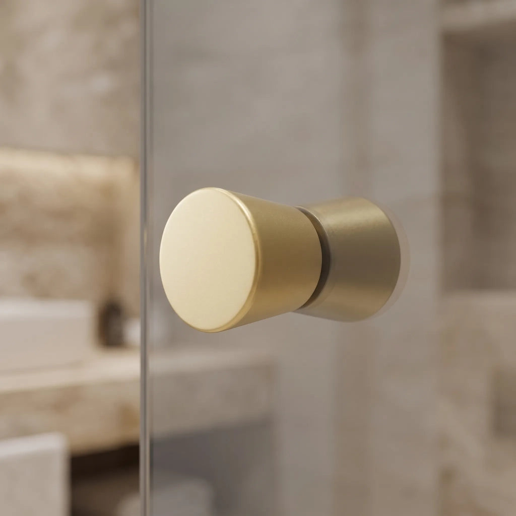 Maniglia Per Porta Doccia Rea 03 Brushed Gold
