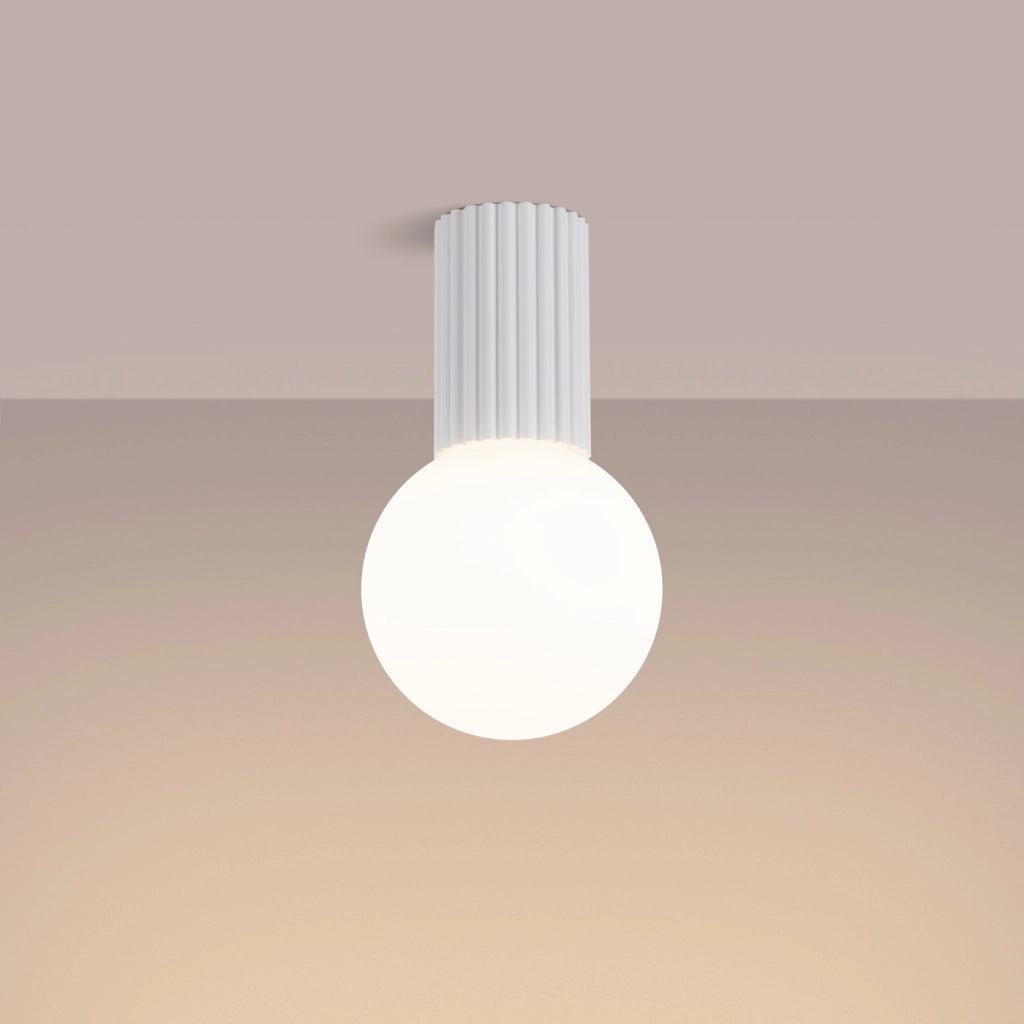 Lampada da soffitto HALO bianca IP44