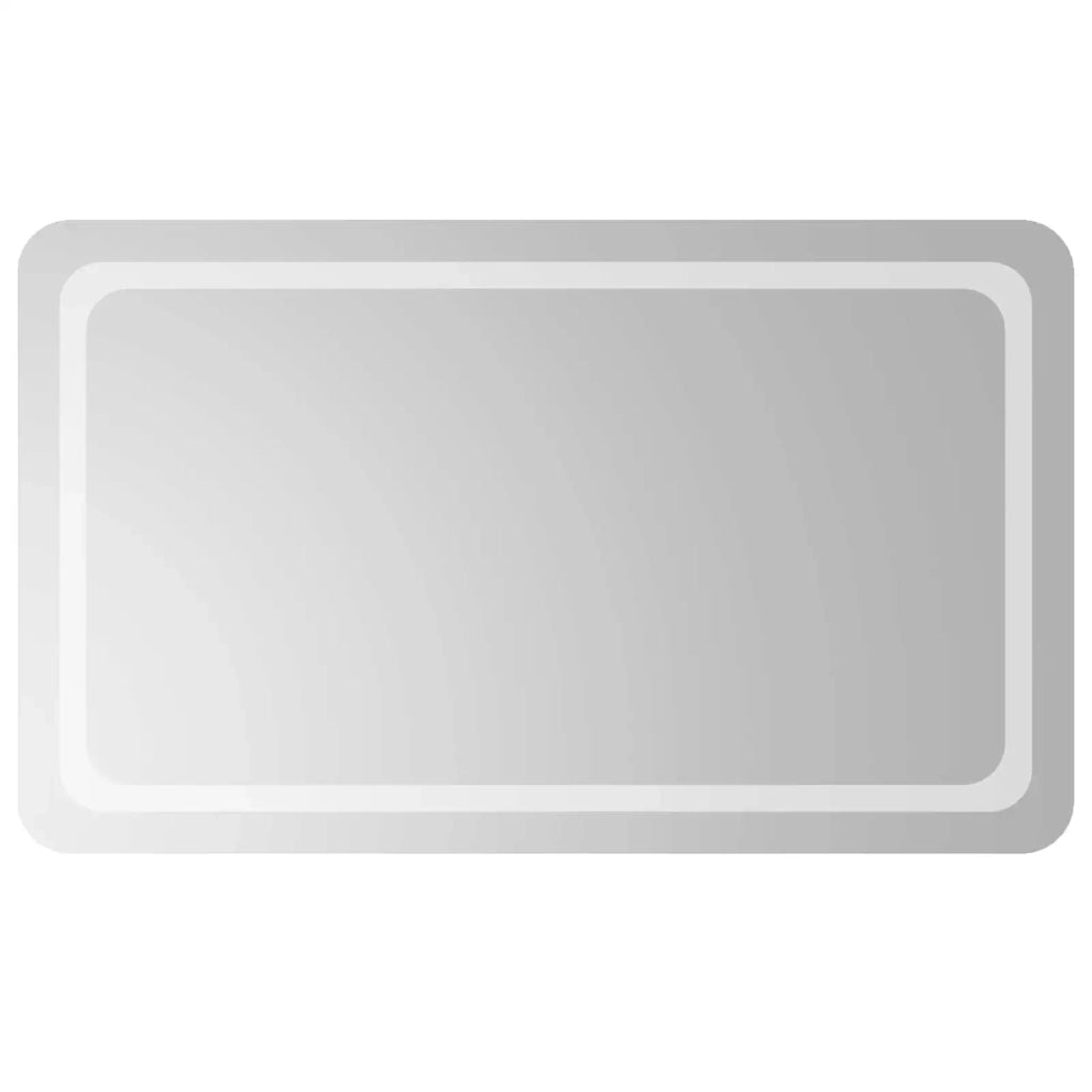 Specchio da bagno LED Trasparente 100 x 60 cm vetro temperato 42045843