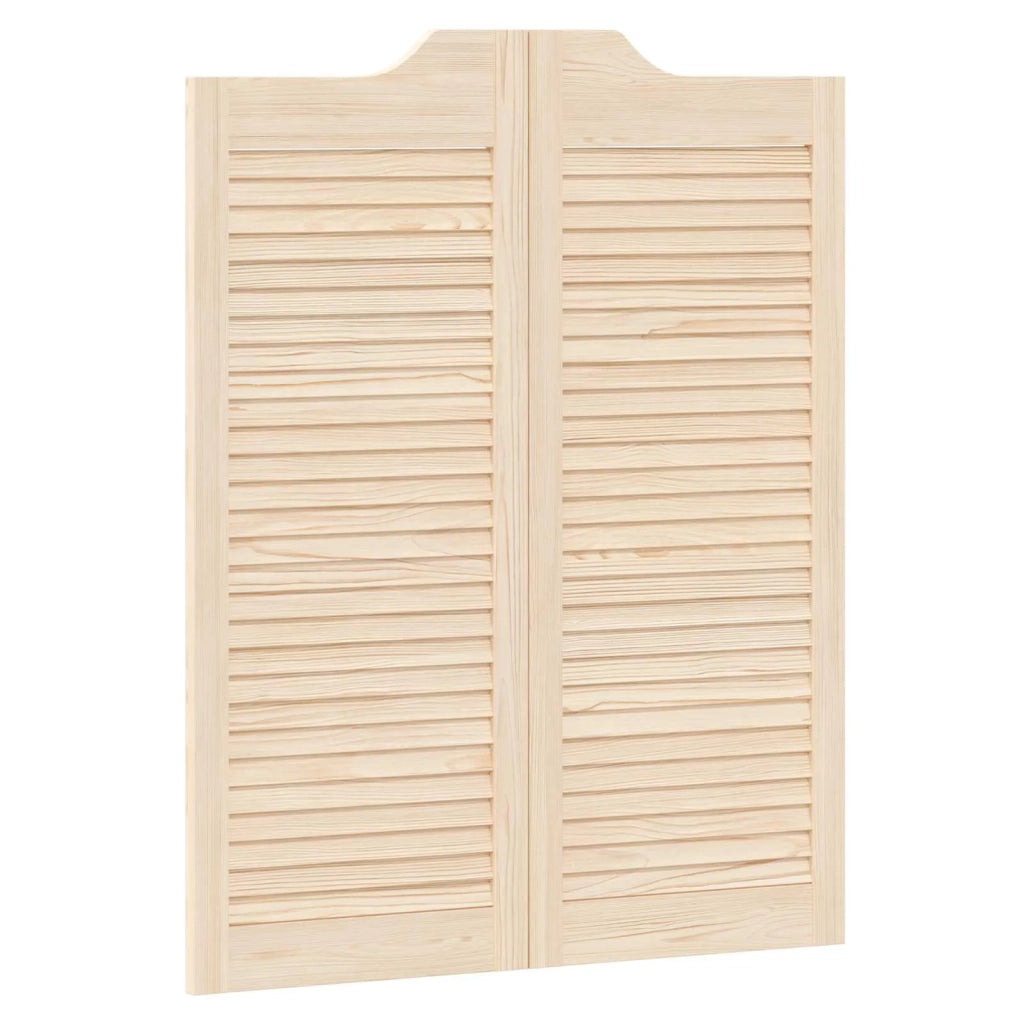 Porte Swing Naturale 100 x 40 cm Legno Massello di Pino