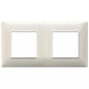 VIMAR PLANA - PLACCA 4M (2+2) INT71 BIANCO GRANITO