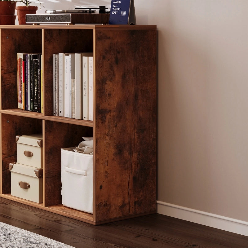SCAFFALE APERTO COMÒ KOSTKA 3x2 CAPIENTE LOFT PER LIBRI DA UFFICIO RUSTICO
