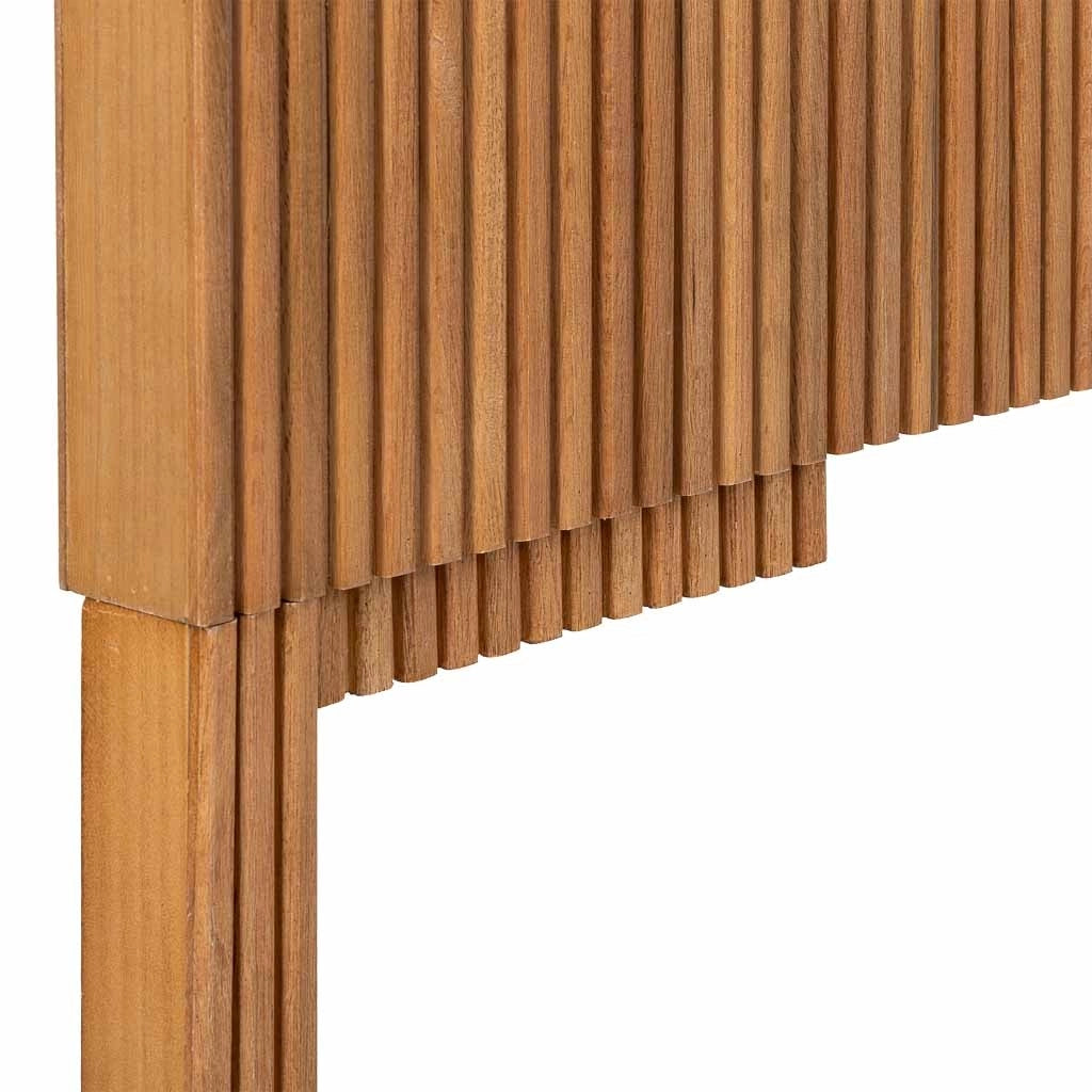 Testiera in legno marrone 160x07x100