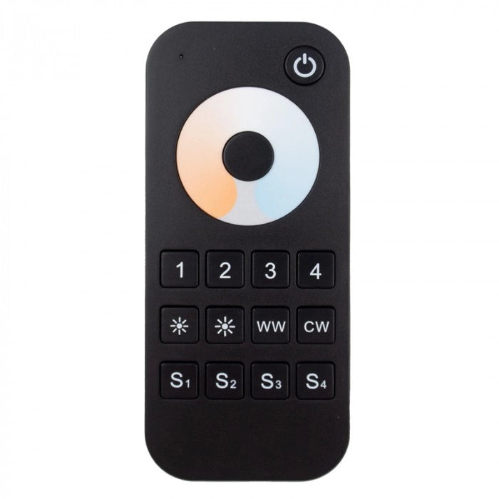 Telecomando RF RT7 CCT LED 4 zone touch nero Ecolight