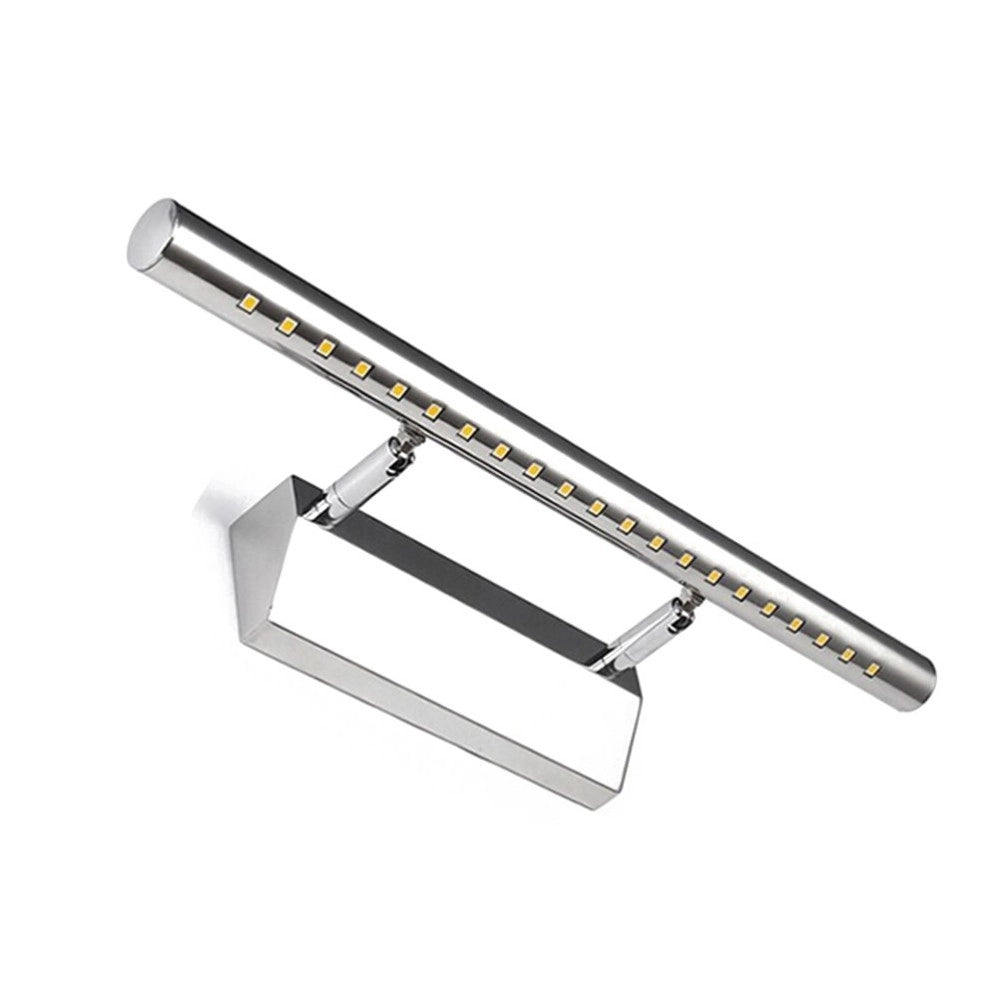 Trade Shop - Applique Lampada Per Specchio Bagno Da Parete Con 21 Led Luce Bianco Freddo -