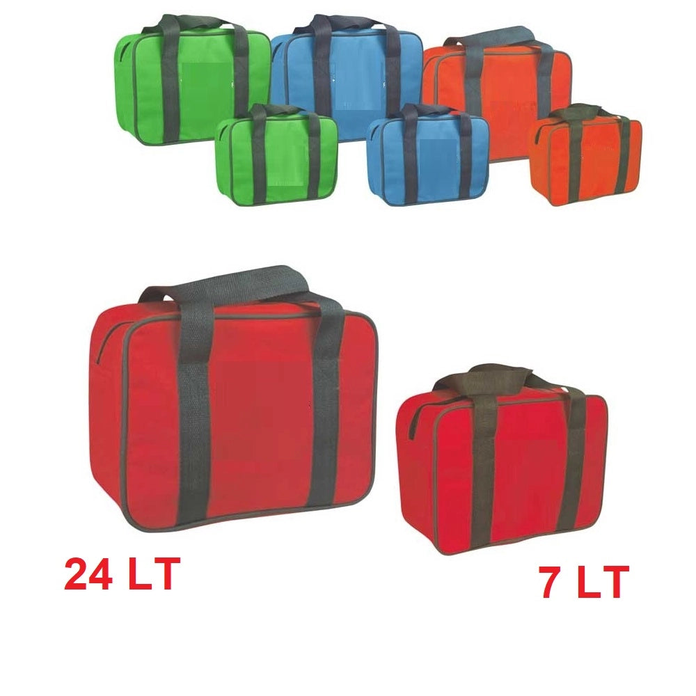 Kit 2 Borse Termiche 24LT 7LT Pratiche Salvaspazio Resistenti, Verde