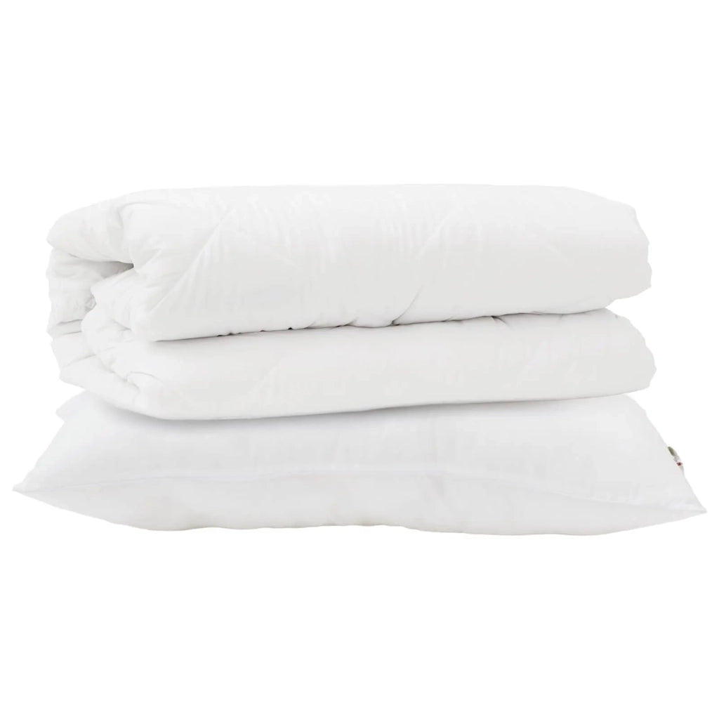 Set di Piumoni con cuscino 2 pz | Duvet Bianco Microfibra