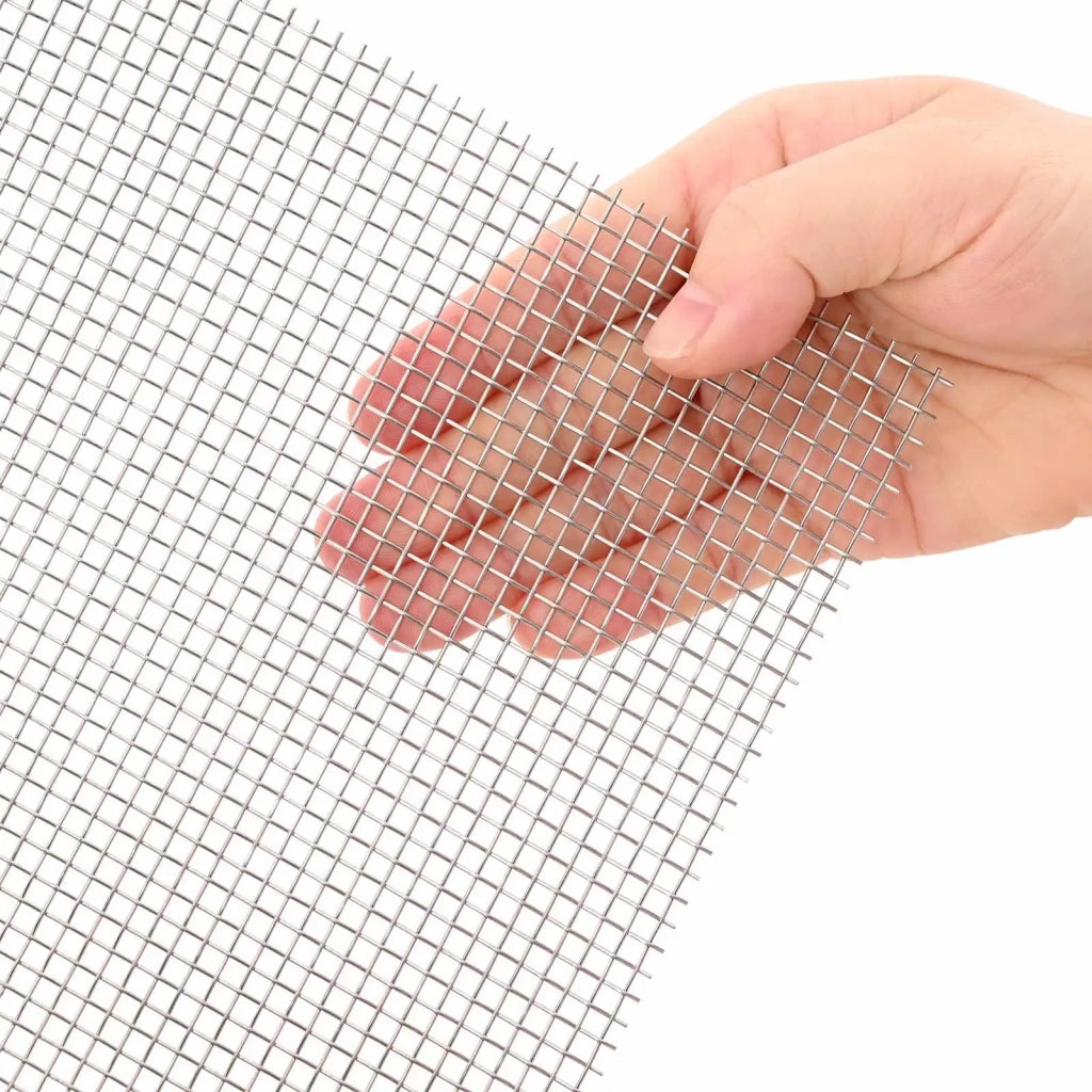 Rete per schermatura 40 x 200 cm 6 Mesh Argento 42039647
