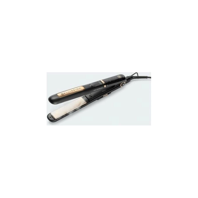 Imetec 11915 Bellissima Steam Piastra per capelli Ceramica e Cheratina 220W 230°C 3 Temperature Vapore colore Nero