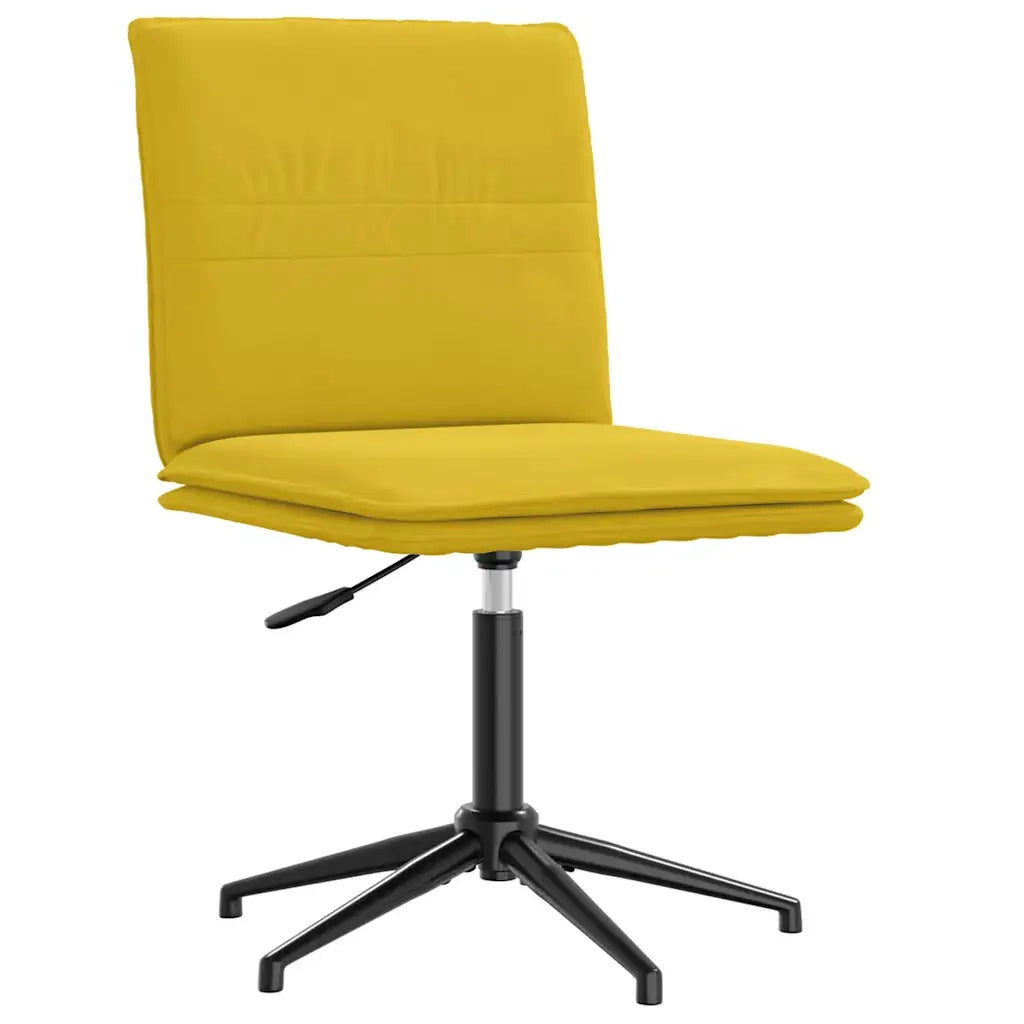 Sedia da Pranzo Giallo in Velluto 4101274