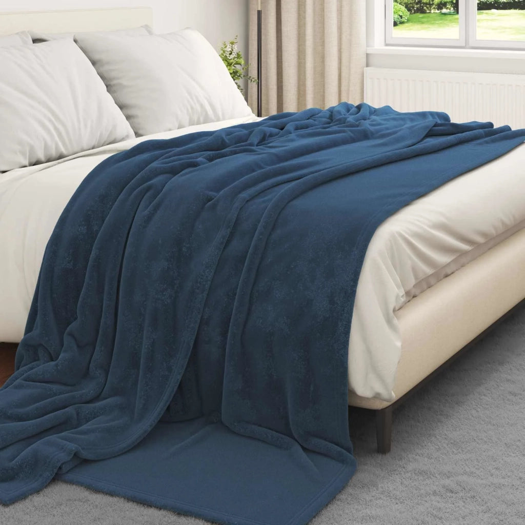 Coperta Blu navy 240 x 270 cm Panno 42016776