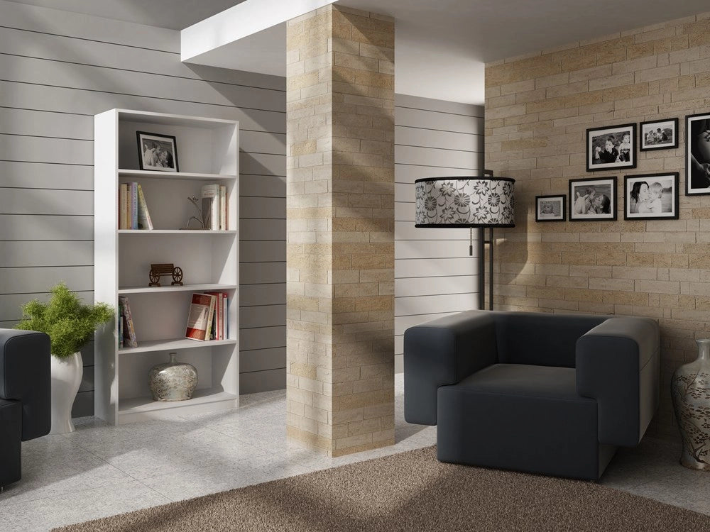 Scaffale ONYX R60 bianco libreria moderna