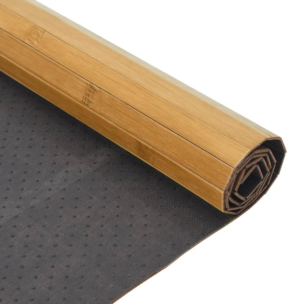 Tappeto del soggiorno | Tappeto Rettangolare Naturale 100x100 cm in Bamb¨´