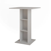 Vicco Tavolo da bar Bianco 75 x 75 cm