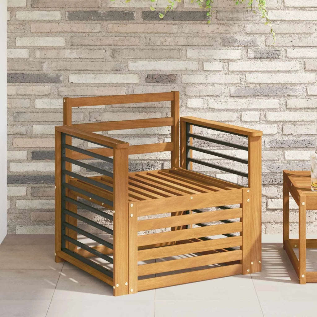 Set di divani da esterno Legno di Acacia Massello 3436364