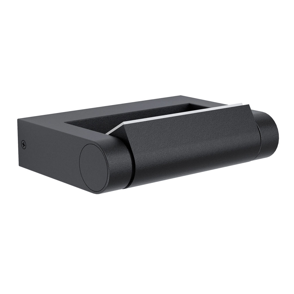 Applique Esterno Contemporanea Brianza Alluminio Nero Led