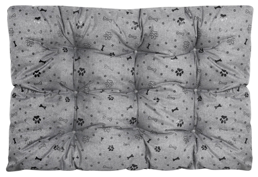 AIO FACTORY 80x60 cm PRESTIGE Cuccia per cani impermeabile personalizzabile Ossa nere
