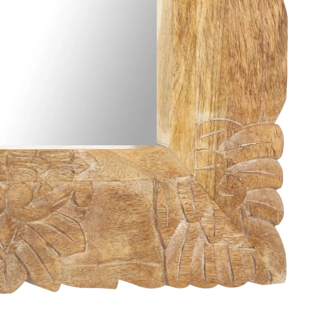 Specchio 110x50 cm in Legno Massello di Mango 321637