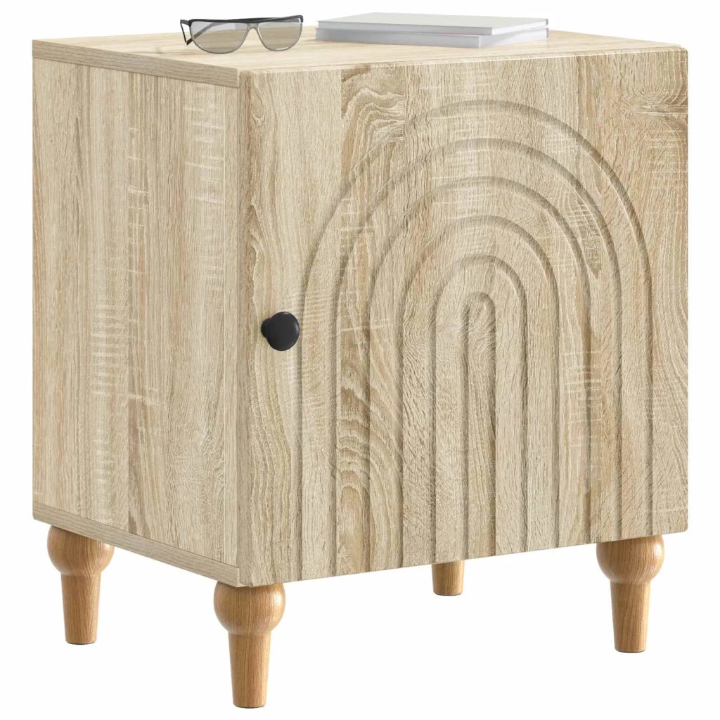 Set di 2 Comodini | Armadio da Notte | Mobiletto da notte Rovere Sonoma 43 x 34,5 x 50 cm