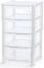 Cassettiera Tower Q4 Bianco - Cuki